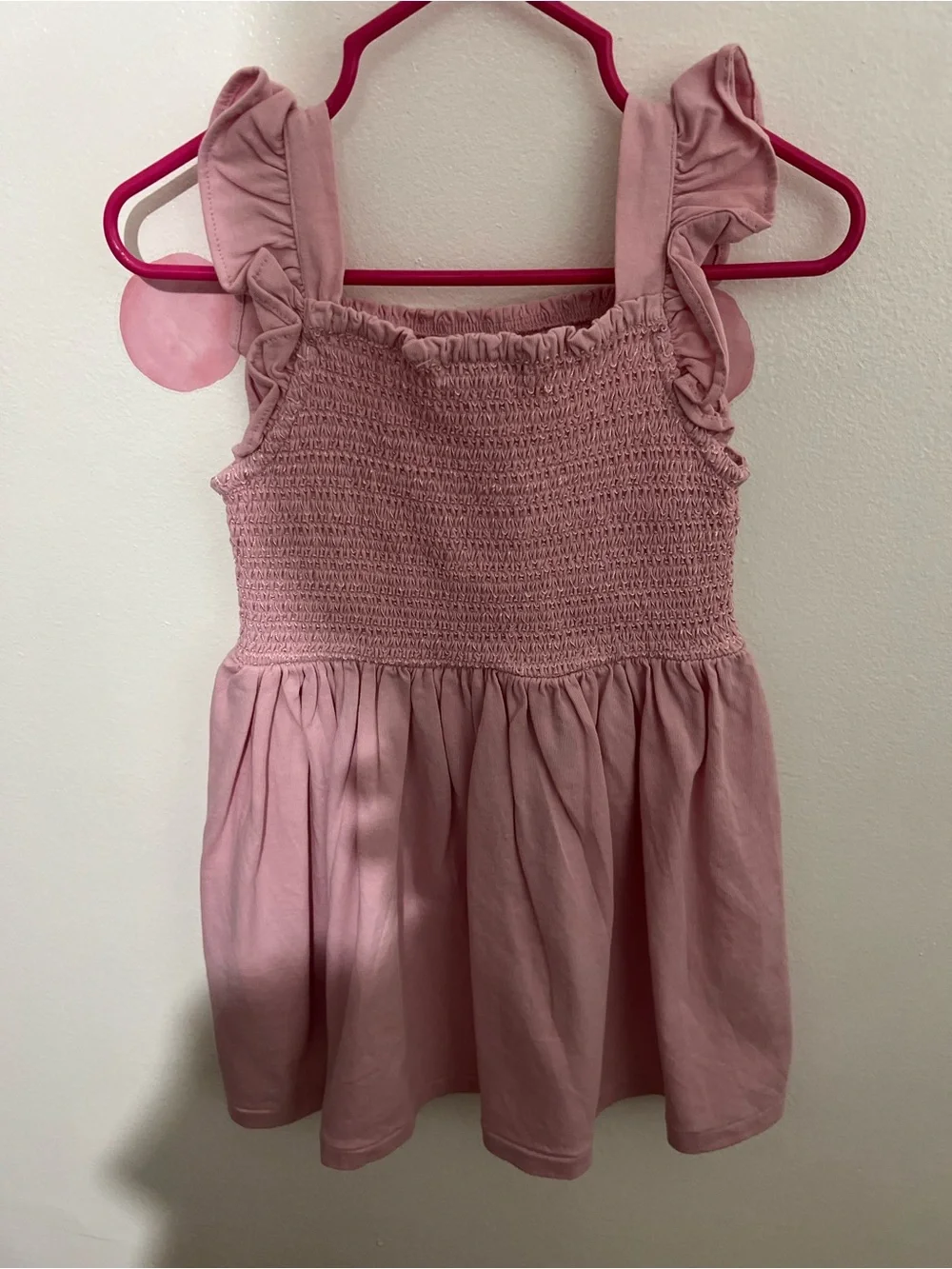 Ralph Lauren Dusty Pink Smocked Sundress